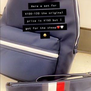 Tommy Hilfiger book bag and side bag